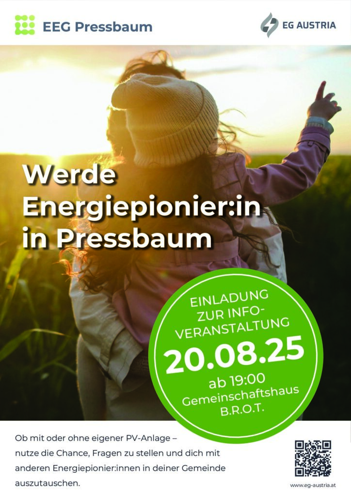 Werde Energiepionier:in in Pressbaum!