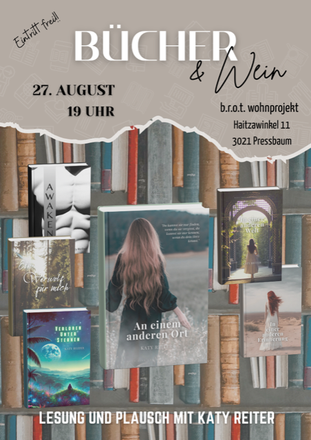 Lesung und Plausch mit Katy Reiter